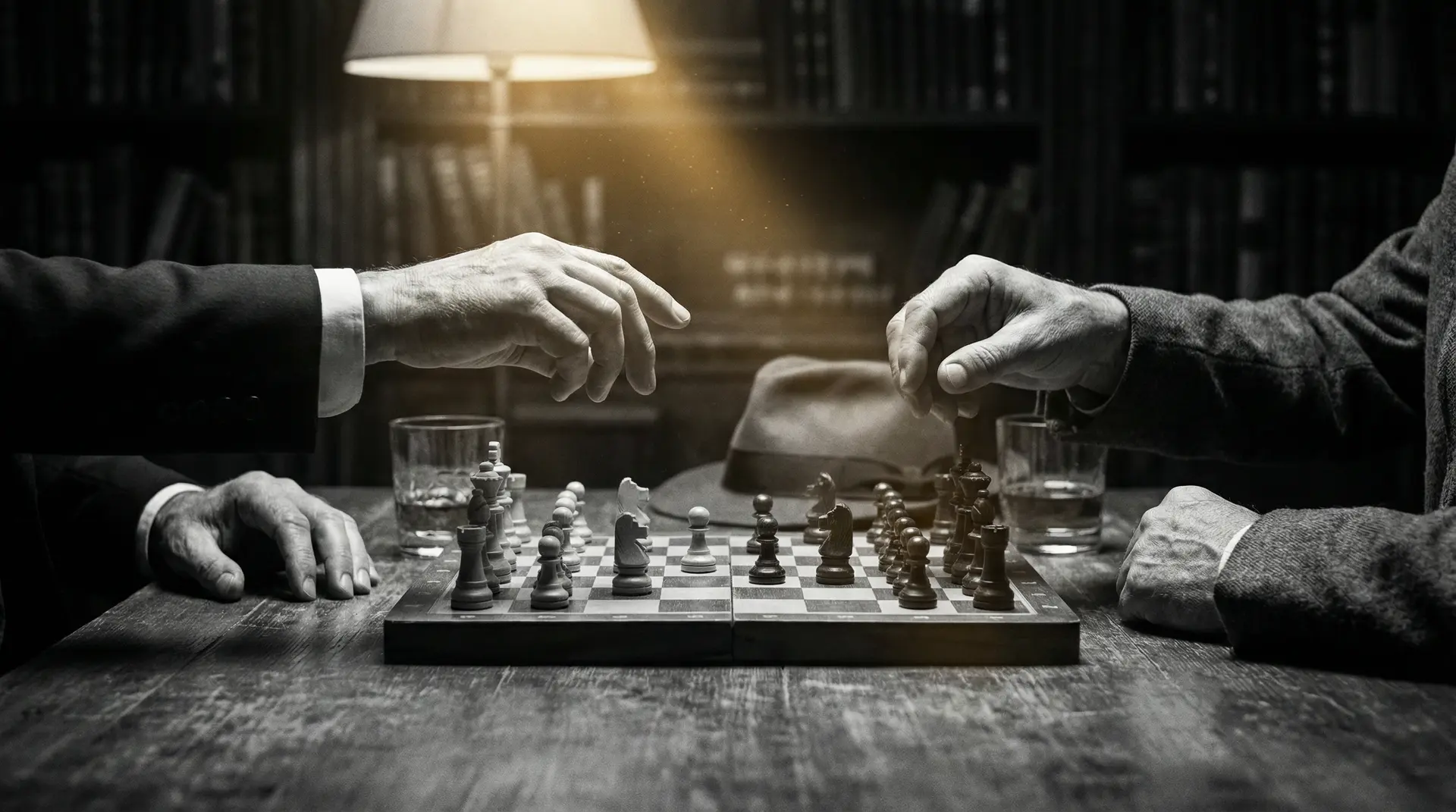 月光影视在线观看免费 艺术探索系列 - 非线性叙事，棋盘上的对弈象征命运的交错